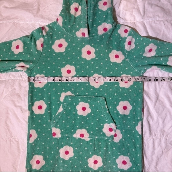 Mini Boden Floral Print Hooded Swim Cover Up Size 7-8Y Kids - Picture 12 of 13